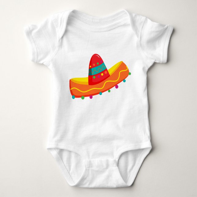 Mexican Cinco de Mayo Sombrero Baby's T - Shirt (Vorderseite)