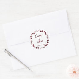 Mexican Clay Wedding Sticker – Papel Picado