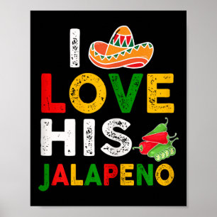 Mexican Couple Cinco De Mayo Frau I Liebe Seine Ja Poster