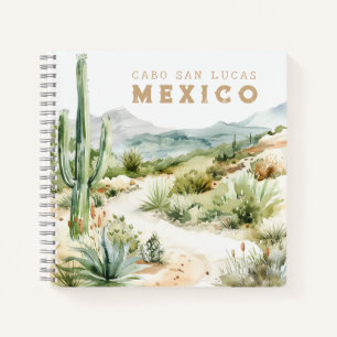 Mexican Desert Cactus Travel Journal Notizbuch