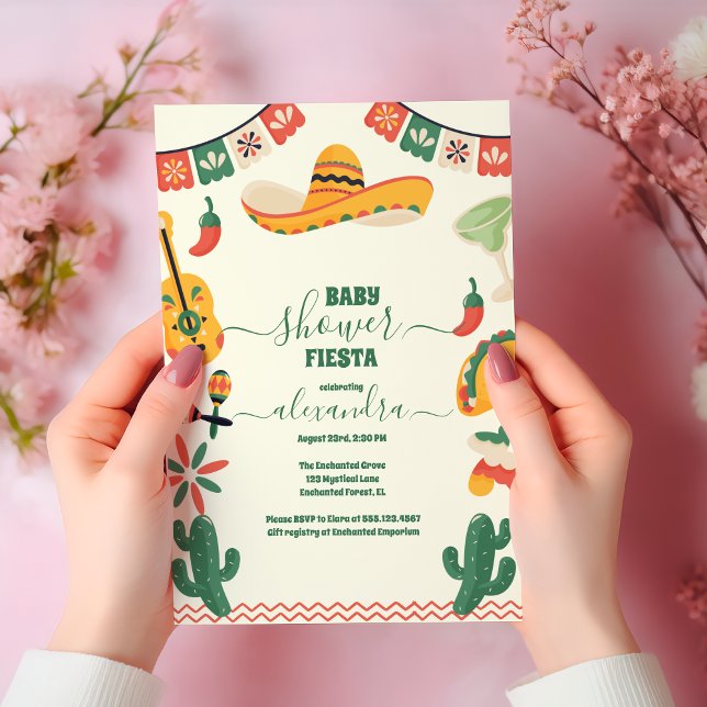 Mexican Fiesta Baby Shower Einladung (Von Creator hochgeladen)