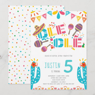 Mexican Fiesta Birthday Einladung