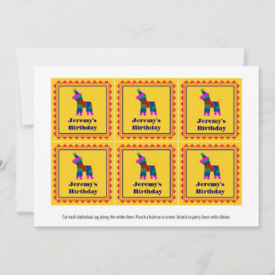 Mexican Fiesta Birthday Party Fevor Tags