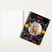 Mexican Fiesta Blume Black Custom Foto