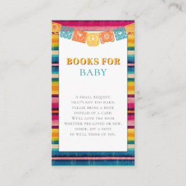 Mexican Fiesta Books for Baby Shower Begleitkarte