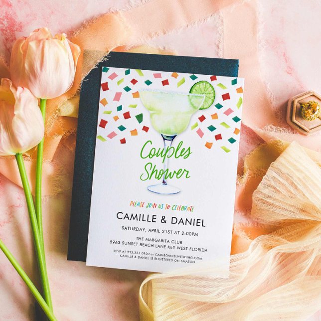 Mexican Fiesta Couples Fiesta Dusche Einladung (Mexican Fiesta Couples Shower Invitation)