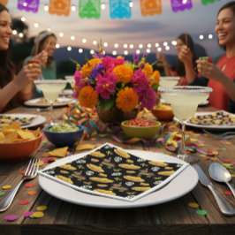 Mexican Fiesta & Día de Muertos Serviette