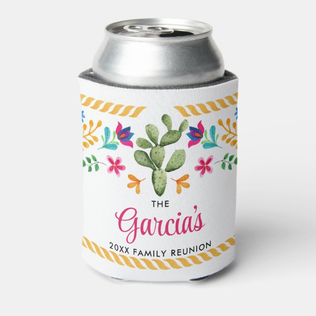 Mexican Fiesta Family Wiedersehen Keepake Dosenkühler (Kanne Rückseite)