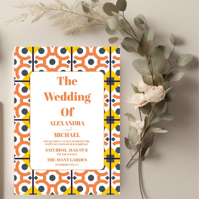 Mexican Fiesta Folkart Floral Wedding Einladung (Von Creator hochgeladen)