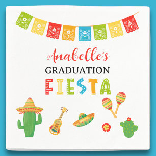 Mexican Fiesta Graduation Party Serviette