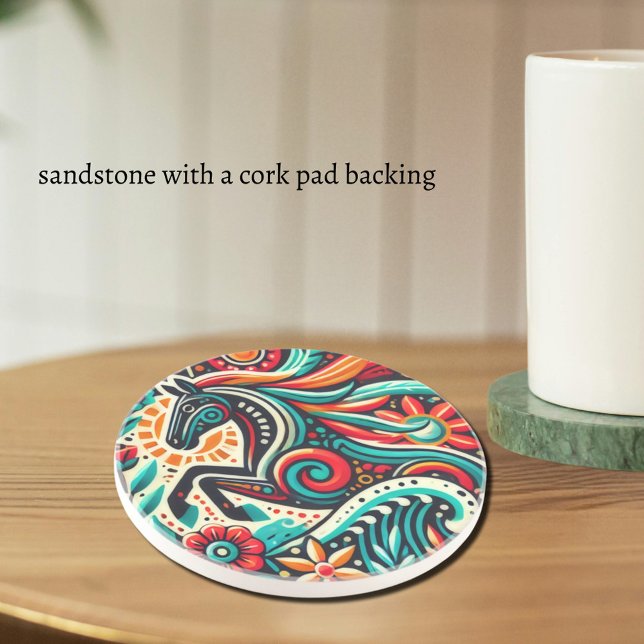 Mexican fiesta horse getränkeuntersetzer (Von Creator hochgeladen)