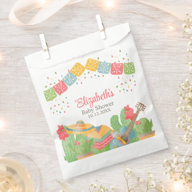 Mexican Fiesta Taco 'Bout A Baby Shooter Geschenktütchen (Ausgeschnitten)
