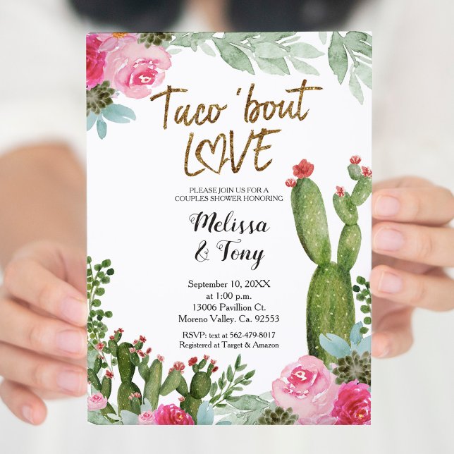 Mexican Fiesta Taco 'bout Liebe Paare Dusche Invi Einladung (Von Creator hochgeladen)