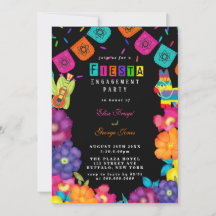 Mexican Fiesta Vivid Florals Engagement Party