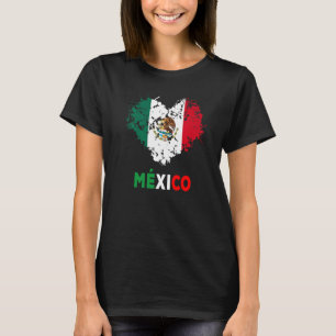 Mexican Flag Idea de Mexico Para Mujeres & Mexico T-Shirt
