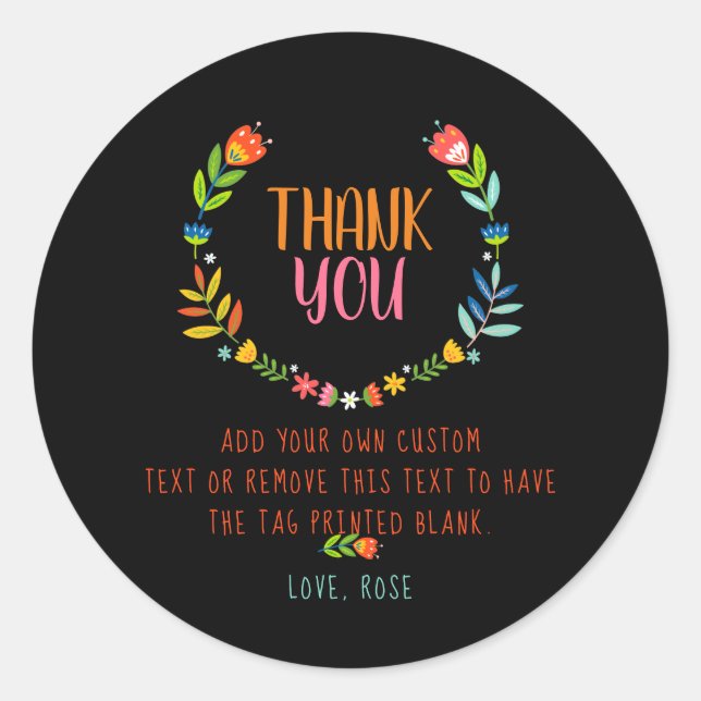 Mexican Floral Stickers (Vorderseite)