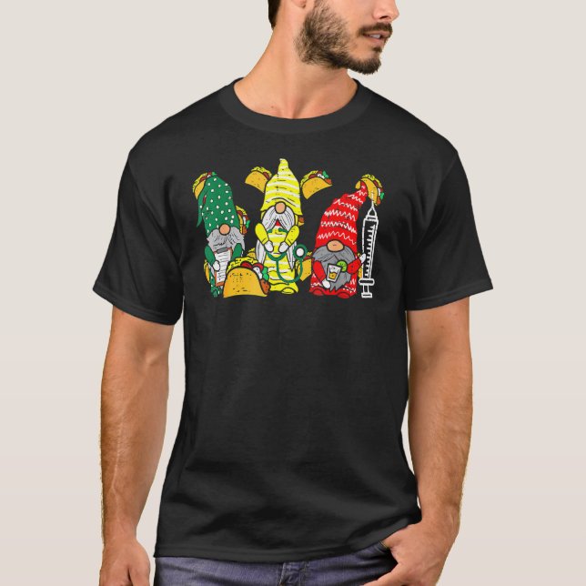 Mexican Gnomes Nurse Cinco De Mayo Nurse Women Scr T-Shirt (Vorderseite)