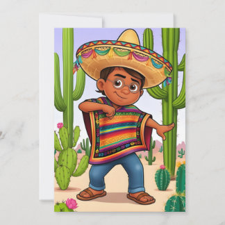 Mexican Gnomes Postcard Set Einladung