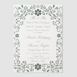 Mexican Green Talavera Wedding