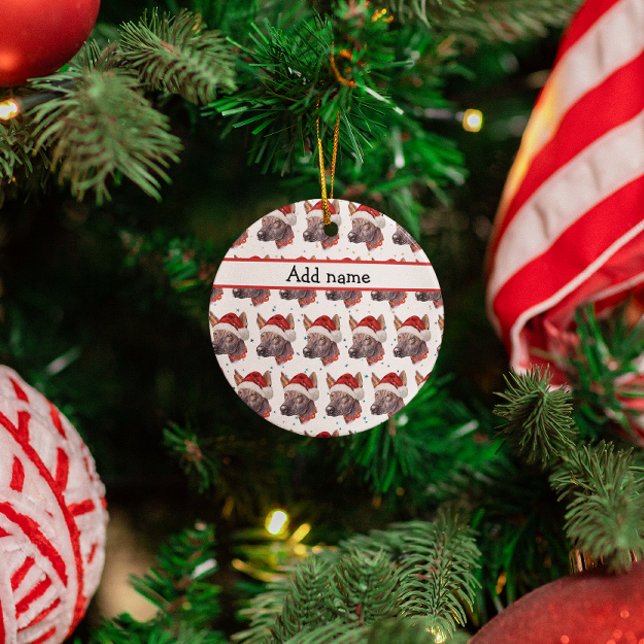 Mexican Hairless Dog Breed Christmas Stars Keramik Ornament (Von Creator hochgeladen)