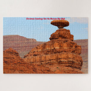 Mexican Hat Mountain Skulptur Utah. Puzzle