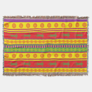 Mexican Lizard Pattern Decke