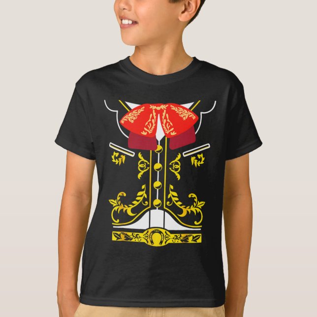 Mexican Mariachi T-Shirt Charro Cinco De Mayo Hall (Vorderseite)