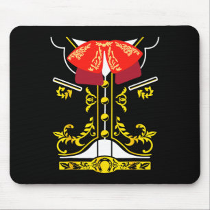 Mexican Mariachi T-Shirt Charro Cinco De Mayo Hall Mousepad