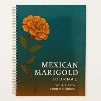 Mexican Marigold Journal: Nature-Inspired Notebook Planer