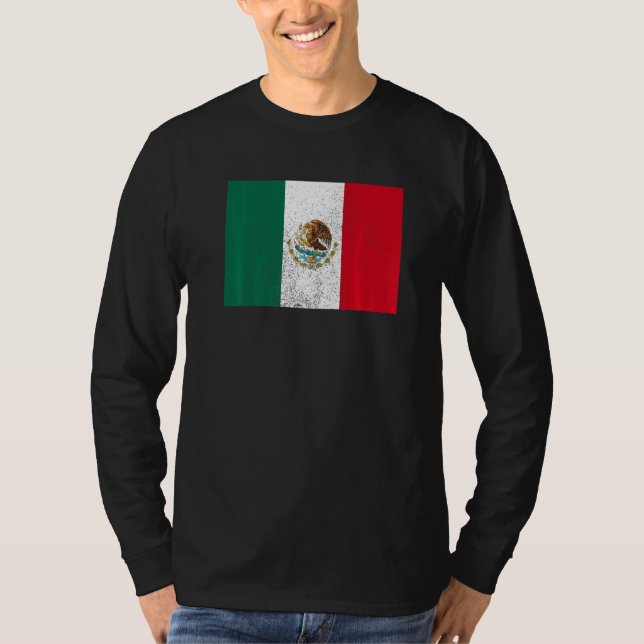 Mexican Mexico Flag Pride Mexican Flag T-Shirt (Vorderseite)