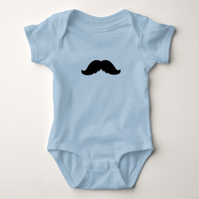 Mexican Mustache Baby Strampler (Vorderseite)