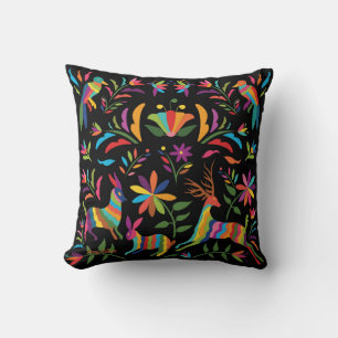 Mexican Otomi Throw Kissen