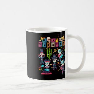 Mexican Papel Picado Banner - niedliche Dia De Los Kaffeetasse