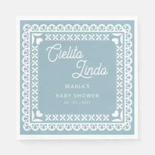 Mexican Papel Picado Cielito Lindo Baby Dusche Serviette