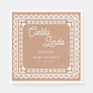 Mexican Papel Picado Cielito Lindo Baby Dusche Serviette