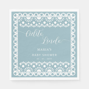 Mexican Papel Picado Cielito Lindo Baby Dusche Serviette