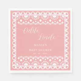 Mexican Papel Picado Cielito Lindo Baby Dusche Serviette