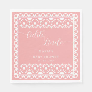 Mexican Papel Picado Cielito Lindo Baby Dusche Serviette