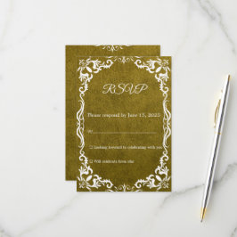 Mexican Papel Picado Wedding RSVP Card