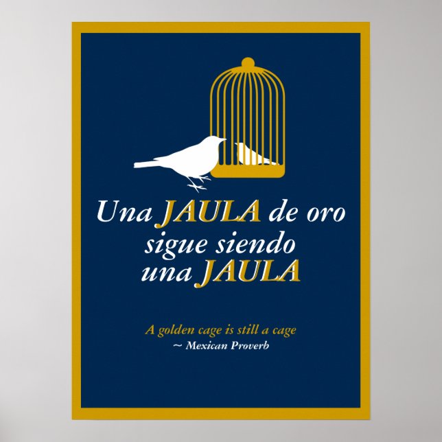 Mexican Proverb 2 Poster (Vorne)