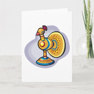 Mexican Rooster Toy Karte