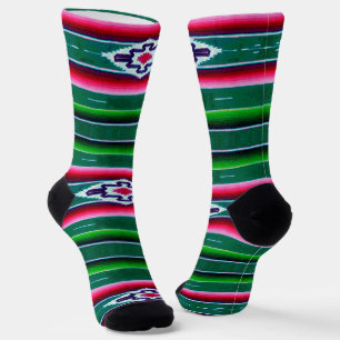 Mexican Sarape Pattern Socken