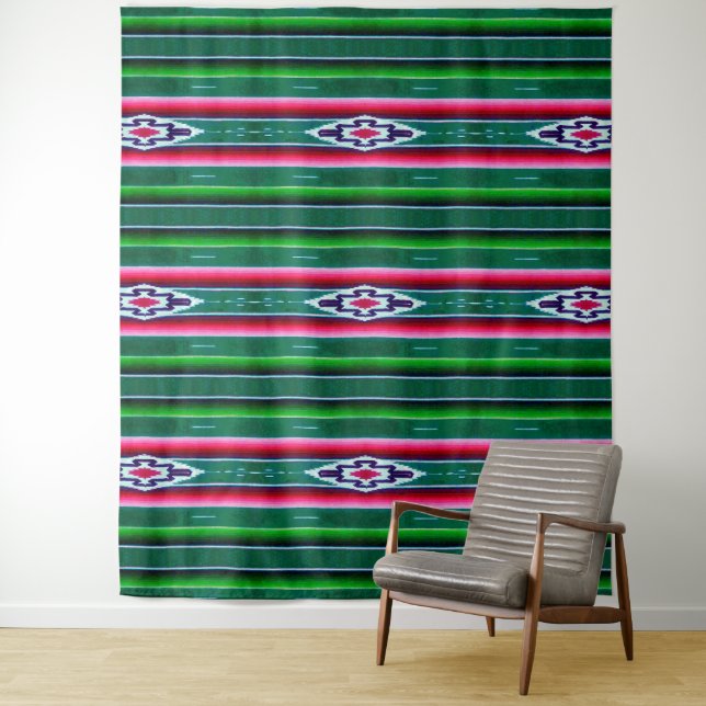 Mexican Sarape Pattern Wandteppich (Beispiel)