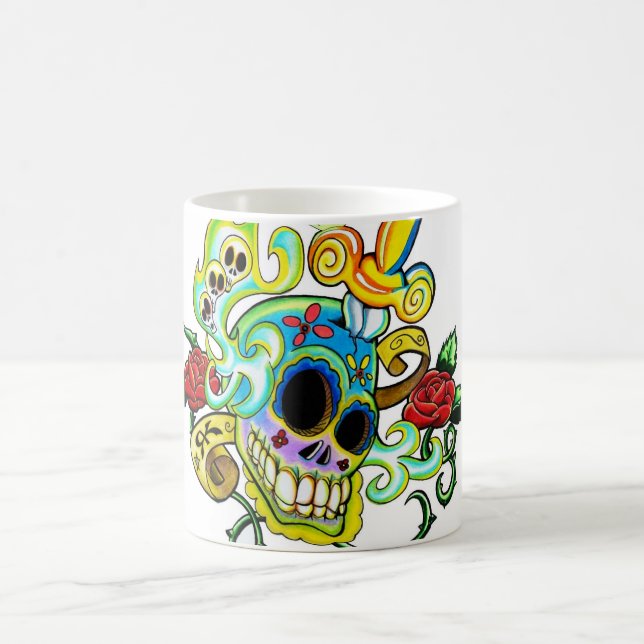 Mexican Skull Kaffeetasse (Mittel)