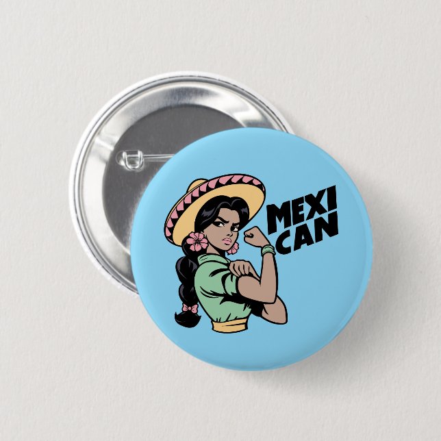 MexiCAN Stickers Button (Vorne & Hinten)