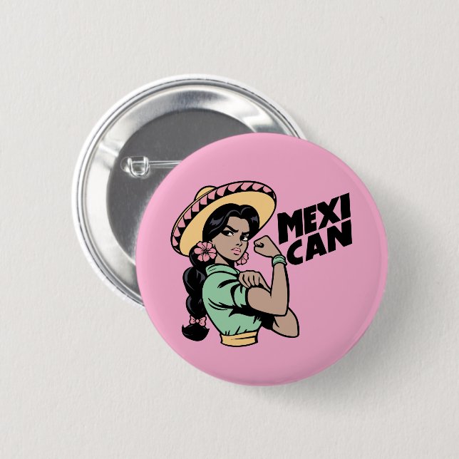 MexiCAN Stickers Button (Vorne & Hinten)
