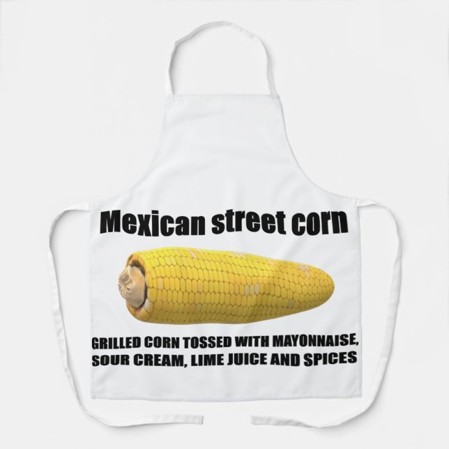 Mexican Street Corn Schürze, Mittel Schürze (Vorderseite)