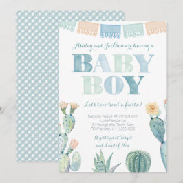 Mexican Taco Bout a Fiesta Baby Shower for Boy Einladung