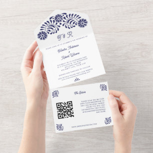 Mexican Talavera All in One mit QR Einladung