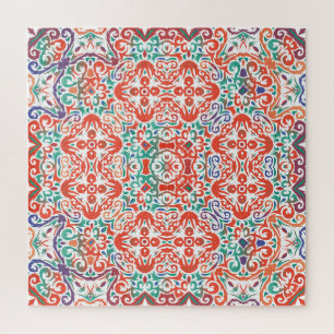 Mexican Talavera: Ethnic Tile Collage.